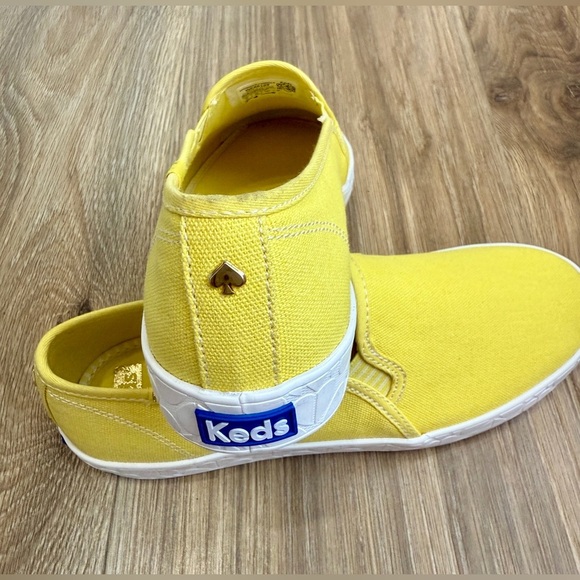 Keds X Kate Spade New York Double Decker Logo Foxing Canvas Sneakers Size 6 NWOB - Picture 1 of 8